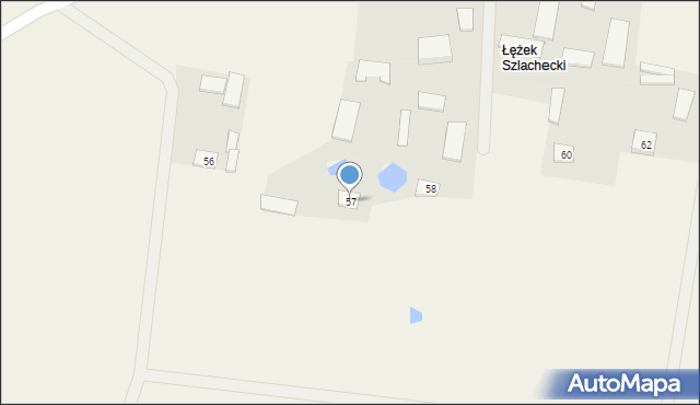 Łęg Probostwo, Łęg Probostwo, 57, mapa Łęg Probostwo