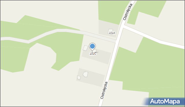 Łęg Przedmiejski, Łęg Przedmiejski, 101C, mapa Łęg Przedmiejski