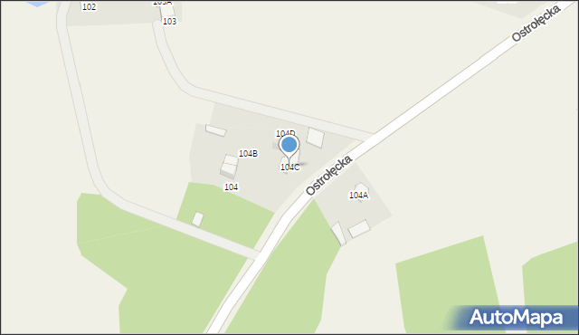 Łęg Przedmiejski, Łęg Przedmiejski, 104C, mapa Łęg Przedmiejski