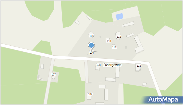 Łęg Przedmiejski, Łęg Przedmiejski, 106, mapa Łęg Przedmiejski