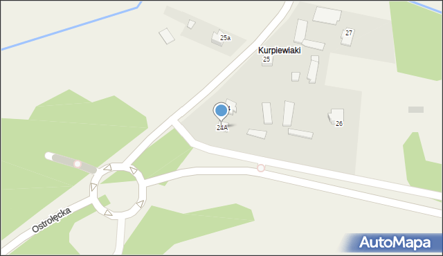 Łęg Przedmiejski, Łęg Przedmiejski, 24A, mapa Łęg Przedmiejski