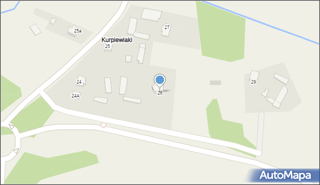 Łęg Przedmiejski, Łęg Przedmiejski, 26, mapa Łęg Przedmiejski