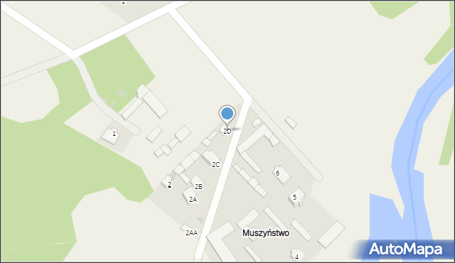 Łęg Przedmiejski, Łęg Przedmiejski, 2D, mapa Łęg Przedmiejski