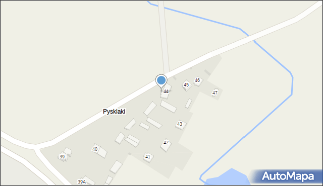 Łęg Przedmiejski, Łęg Przedmiejski, 44A, mapa Łęg Przedmiejski