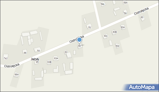 Łęg Przedmiejski, Łęg Przedmiejski, 62, mapa Łęg Przedmiejski