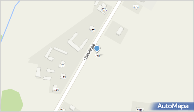 Łęg Przedmiejski, Łęg Przedmiejski, 76d, mapa Łęg Przedmiejski