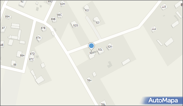 Łęg Przedmiejski, Łęg Przedmiejski, 92n, mapa Łęg Przedmiejski