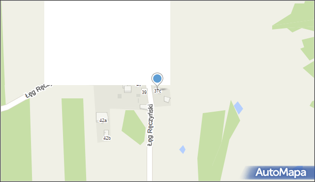 Łęg Ręczyński, Łęg Ręczyński, 37c, mapa Łęg Ręczyński