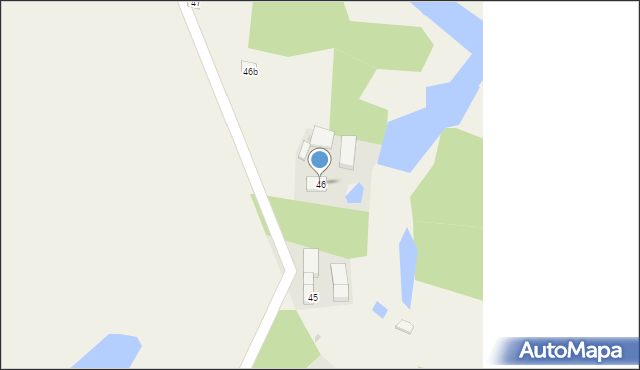 Łęg Ręczyński, Łęg Ręczyński, 46, mapa Łęg Ręczyński