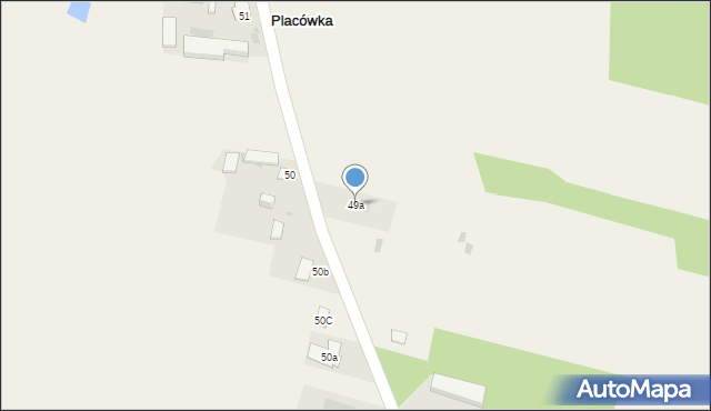Łęg Ręczyński, Łęg Ręczyński, 49a, mapa Łęg Ręczyński