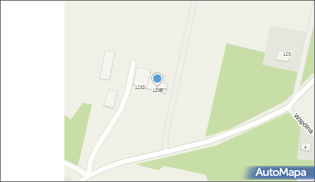 Łęg Starościński, Łęg Starościński, 123E, mapa Łęg Starościński