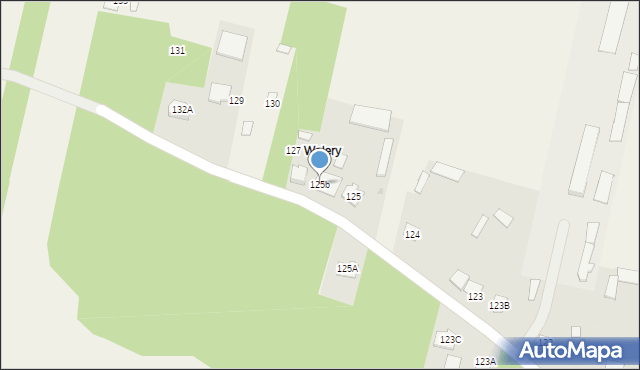 Łęg Starościński, Łęg Starościński, 125b, mapa Łęg Starościński