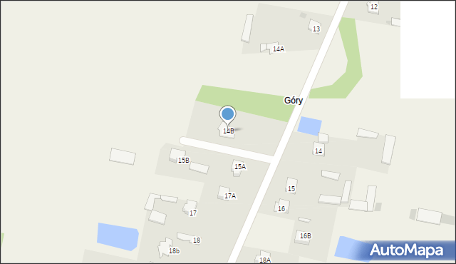 Łęg Starościński, Łęg Starościński, 14B, mapa Łęg Starościński