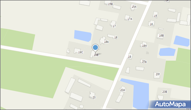 Łęg Starościński, Łęg Starościński, 19B, mapa Łęg Starościński