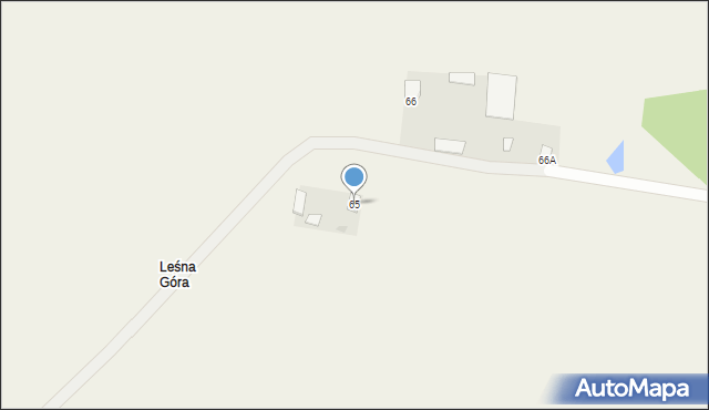 Łęg Starościński, Łęg Starościński, 65, mapa Łęg Starościński