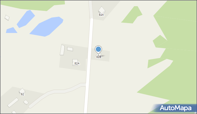 Łęg Starościński, Łęg Starościński, 82B, mapa Łęg Starościński