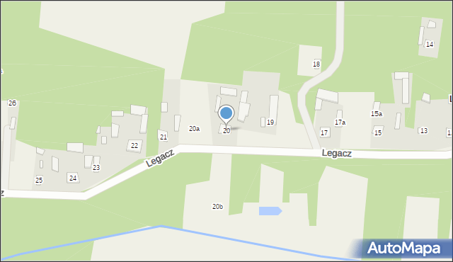 Legacz, Legacz, 20, mapa Legacz