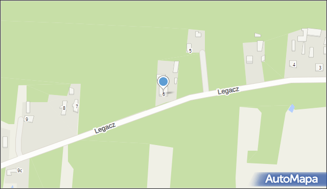 Legacz, Legacz, 6, mapa Legacz
