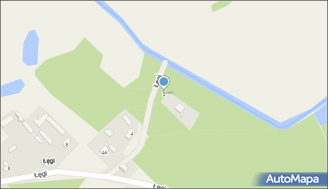 Łęgi, Łęgi, 2, mapa Łęgi