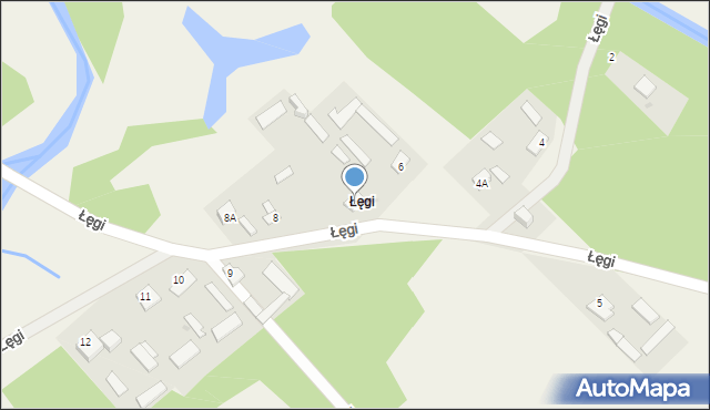 Łęgi, Łęgi, 7, mapa Łęgi