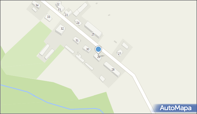 Łęgi, Łęgi, 29, mapa Łęgi
