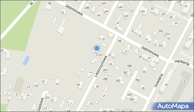 Legionowo, Leszczynowa, 13, mapa Legionowo