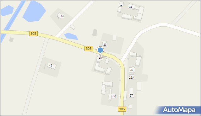 Łęgoń, Łęgoń, 41, mapa Łęgoń