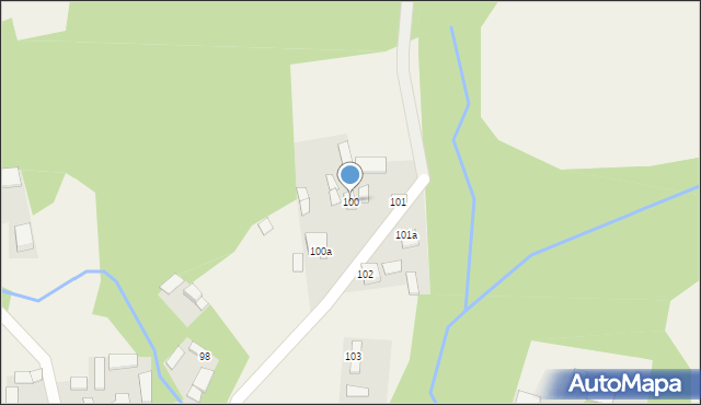 Łęgonice, Łęgonice, 100, mapa Łęgonice