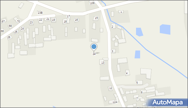 Łęgonice, Łęgonice, 14, mapa Łęgonice