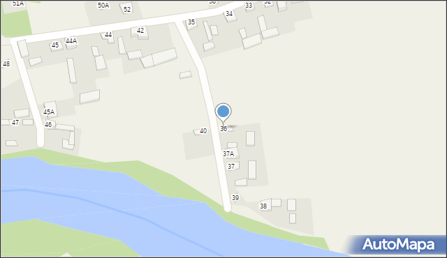 Łęgonice, Łęgonice, 36, mapa Łęgonice