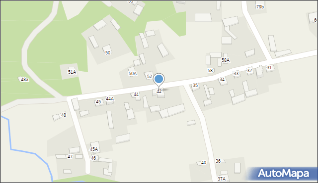 Łęgonice, Łęgonice, 42, mapa Łęgonice