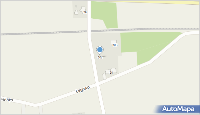 Łęgowo, Łęgowo, 60c, mapa Łęgowo