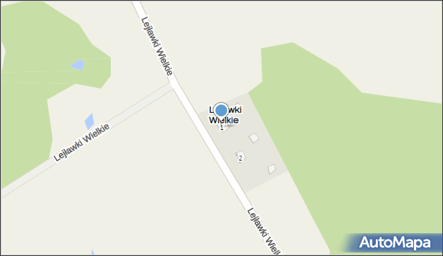 Lejławki Wielkie, Lejławki Wielkie, 1, mapa Lejławki Wielkie