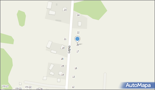 Lejno, Lejno, 20, mapa Lejno