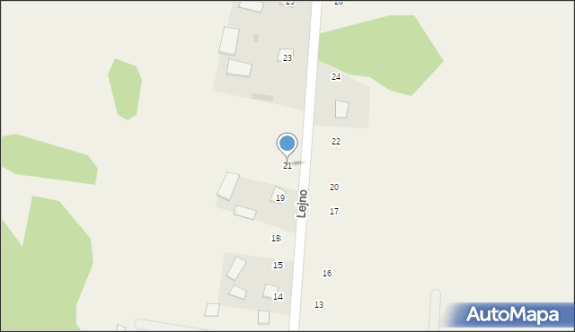 Lejno, Lejno, 21, mapa Lejno