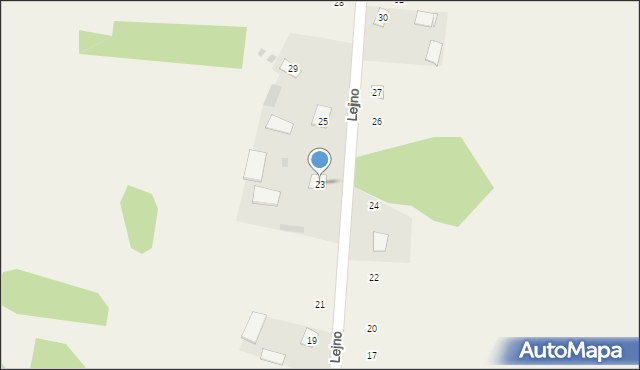 Lejno, Lejno, 23, mapa Lejno