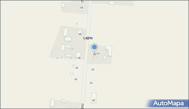 Lejno, Lejno, 45, mapa Lejno