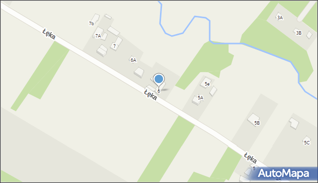Łęka, Łęka, 6, mapa Łęka