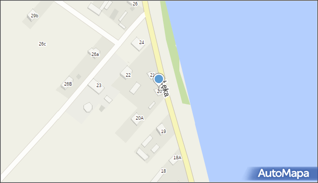 Łęka, Łęka, 20, mapa Łęka