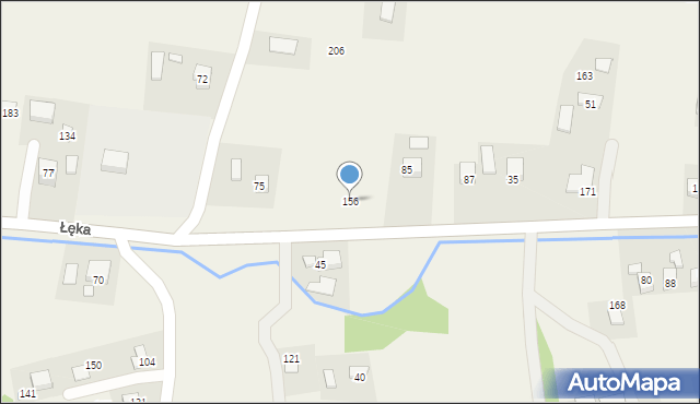 Łęka, Łęka, 156, mapa Łęka