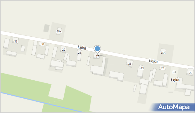 Łęka, Łęka, 27, mapa Łęka