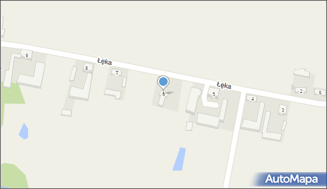 Łęka, Łęka, 6, mapa Łęka