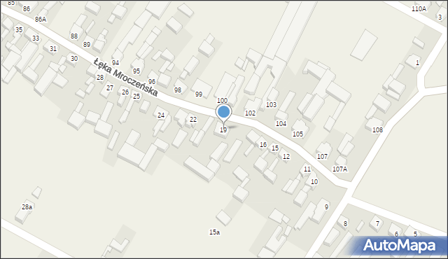 Łęka Mroczeńska, Łęka Mroczeńska, 19, mapa Łęka Mroczeńska