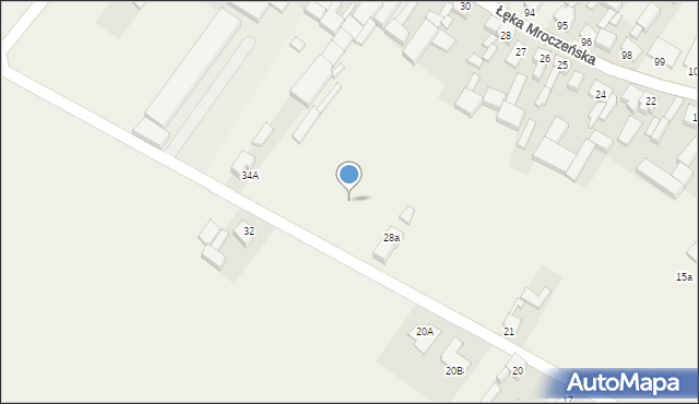 Łęka Mroczeńska, Łęka Mroczeńska, 30a, mapa Łęka Mroczeńska