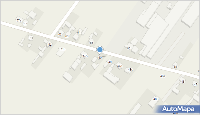 Łęka Mroczeńska, Łęka Mroczeńska, 50, mapa Łęka Mroczeńska