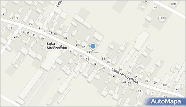 Łęka Mroczeńska, Łęka Mroczeńska, 87, mapa Łęka Mroczeńska
