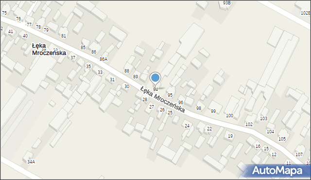 Łęka Mroczeńska, Łęka Mroczeńska, 94, mapa Łęka Mroczeńska