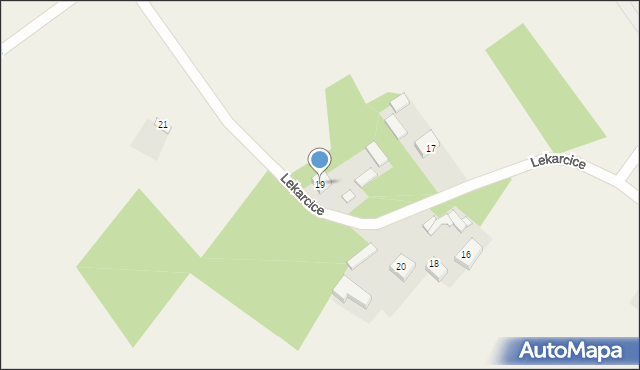 Lekarcice, Lekarcice, 19, mapa Lekarcice