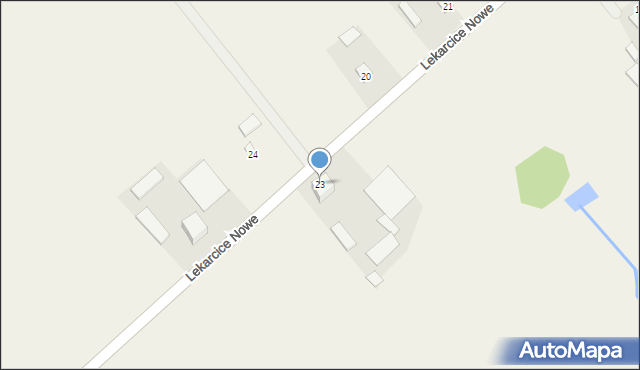Lekarcice Nowe, Lekarcice Nowe, 23, mapa Lekarcice Nowe