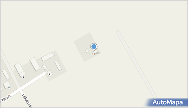 Lekarcice Nowe, Lekarcice Nowe, 3, mapa Lekarcice Nowe